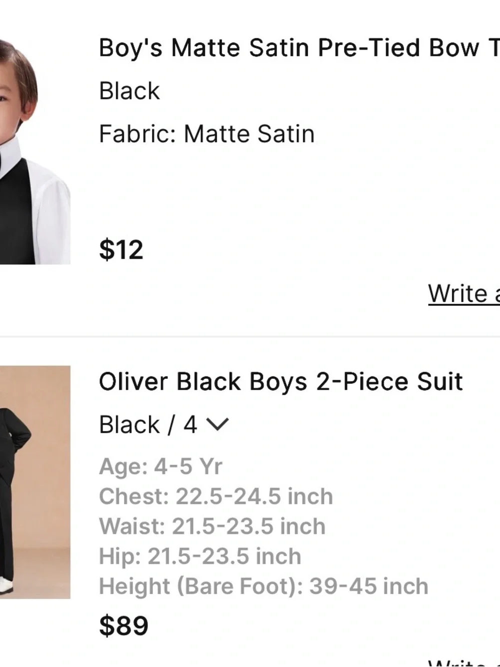 Azazie Boys Suit Toddler 4
